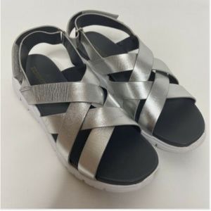 Cole Haan Zerogrand Global Silver Sandals